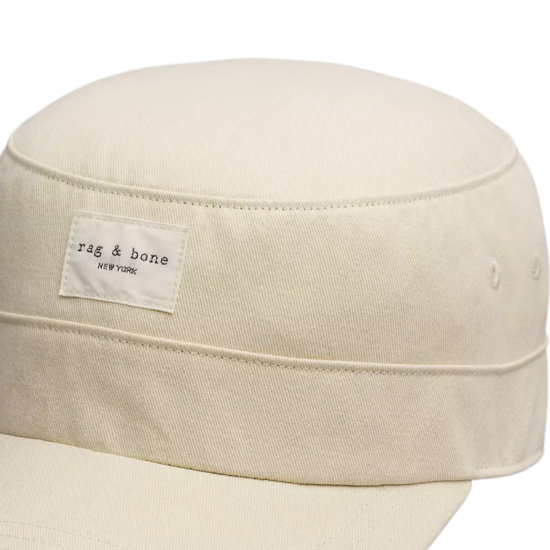 Addison Flat Cap in Parchment