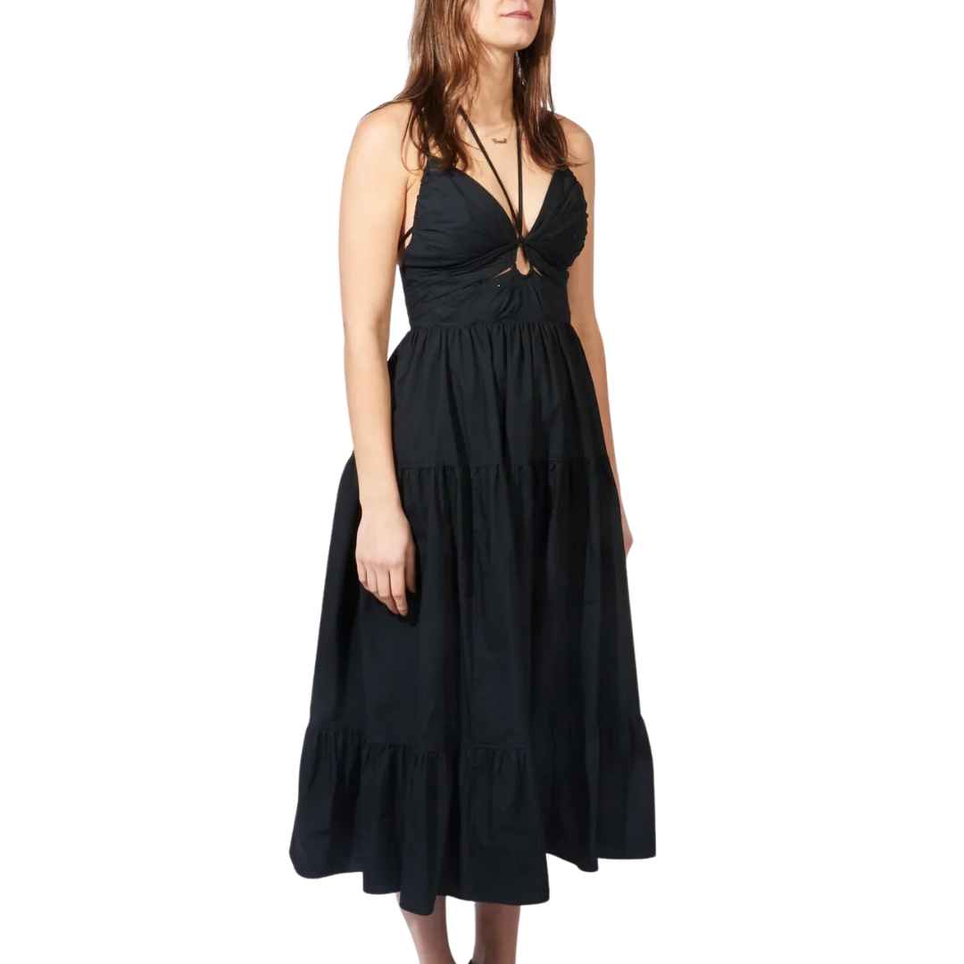 Phoebe Dress in Noir