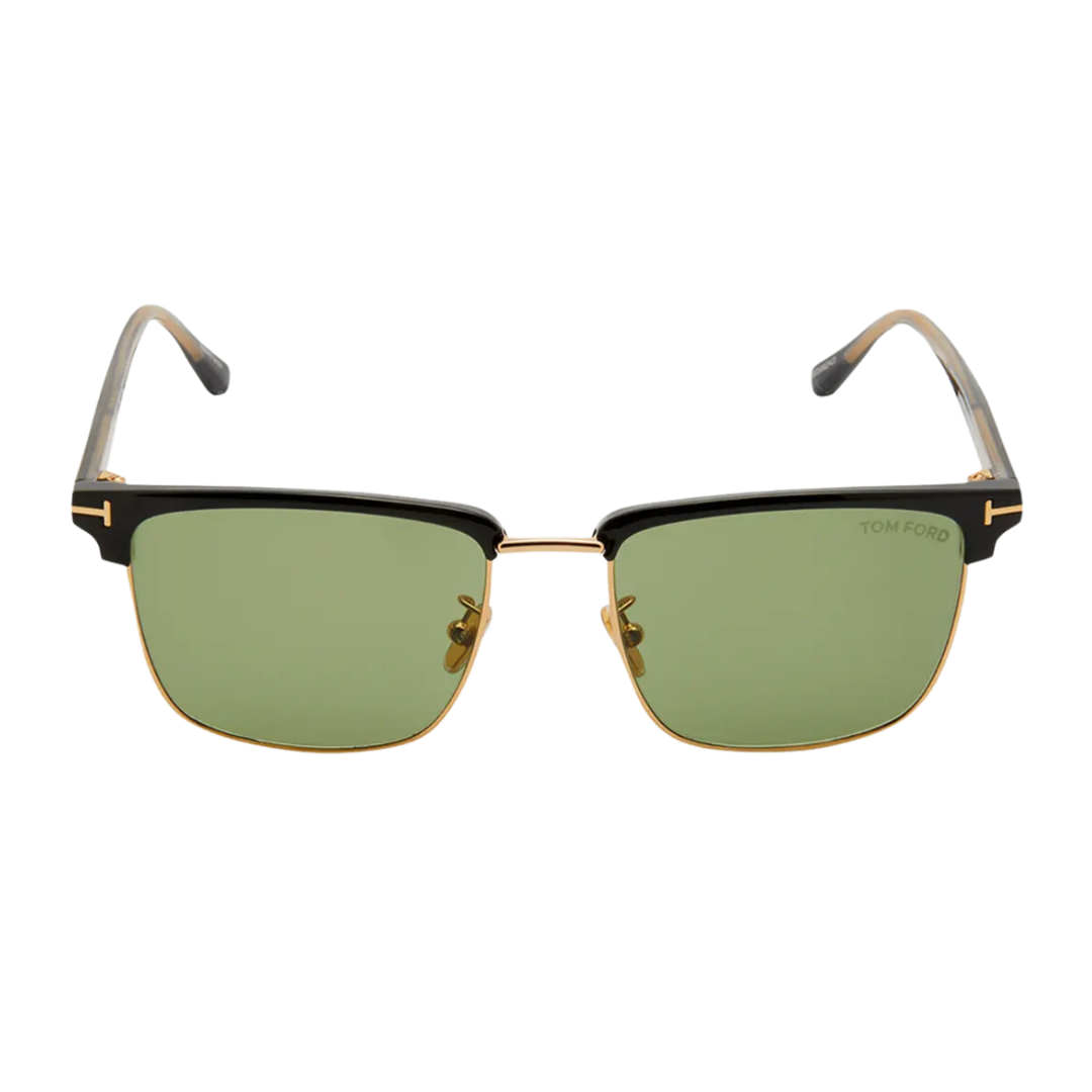 Hudson Sunglasses in Black and Gold