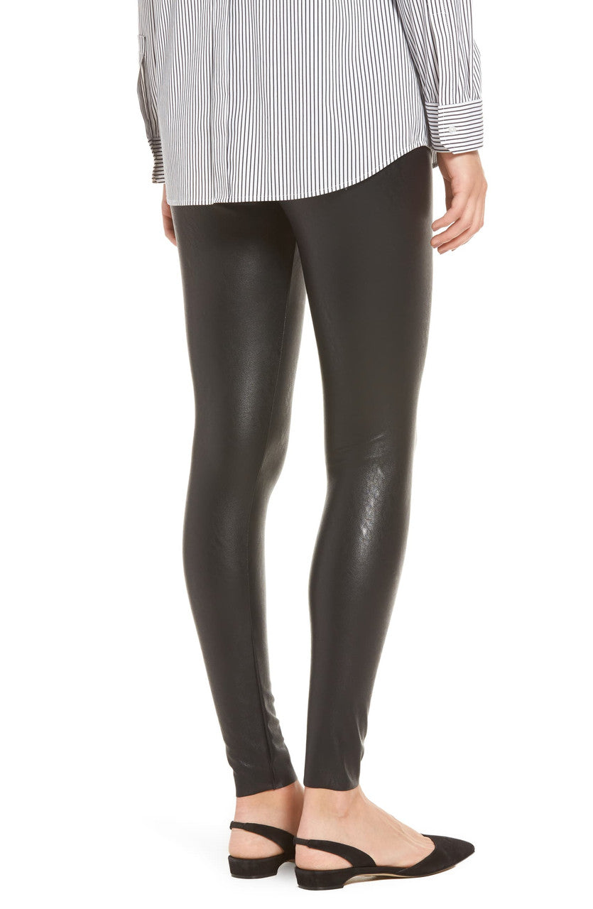 Faux Leather High Rise Leggings