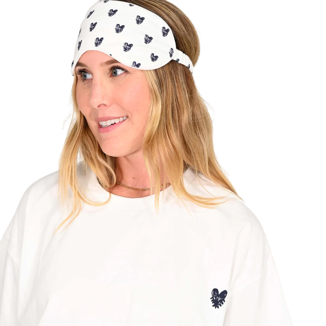 Veronica Pajama Set Pop Heart in Oatmilk