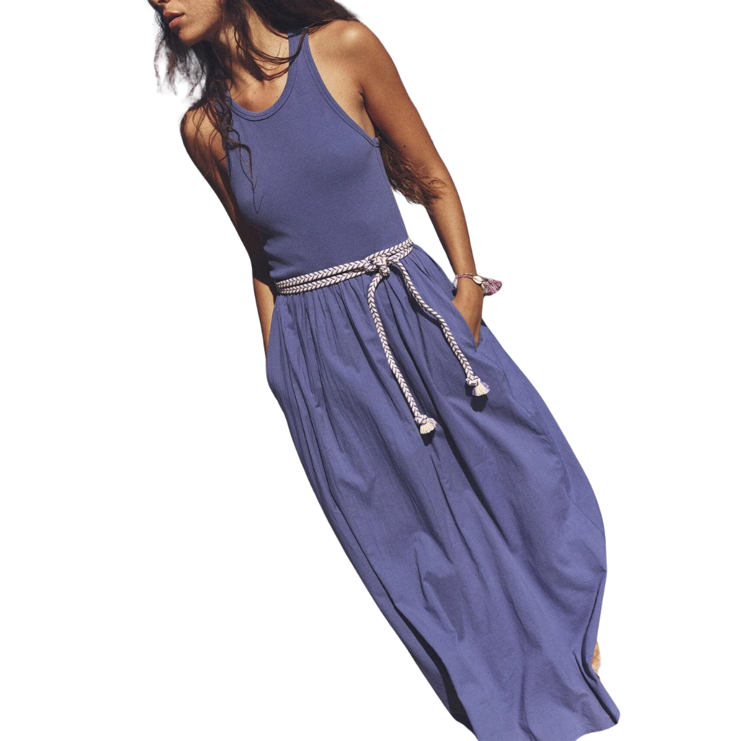 Flynn Dress in Marlin Blue