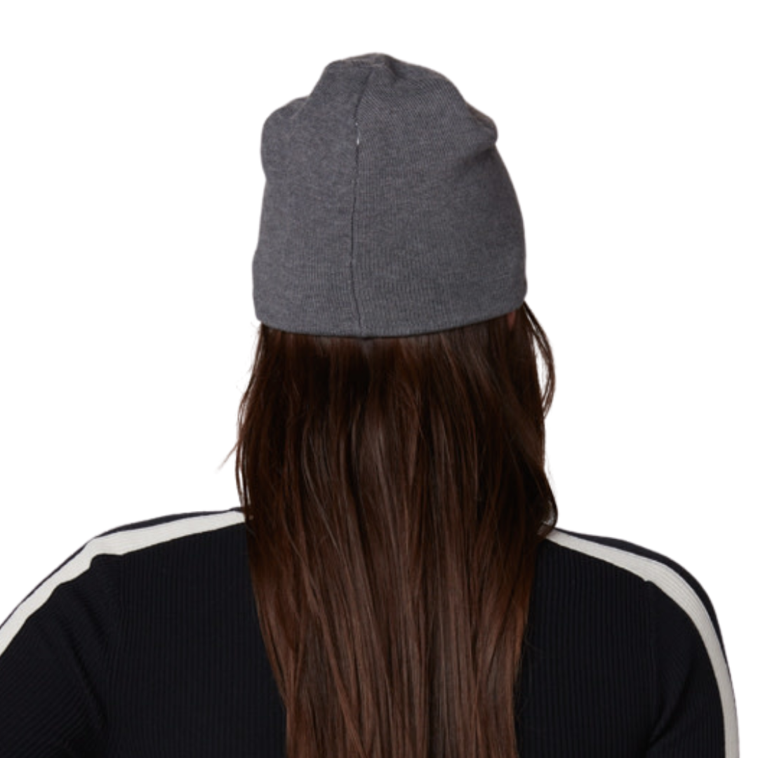 Snow Reversible Beanie in Black