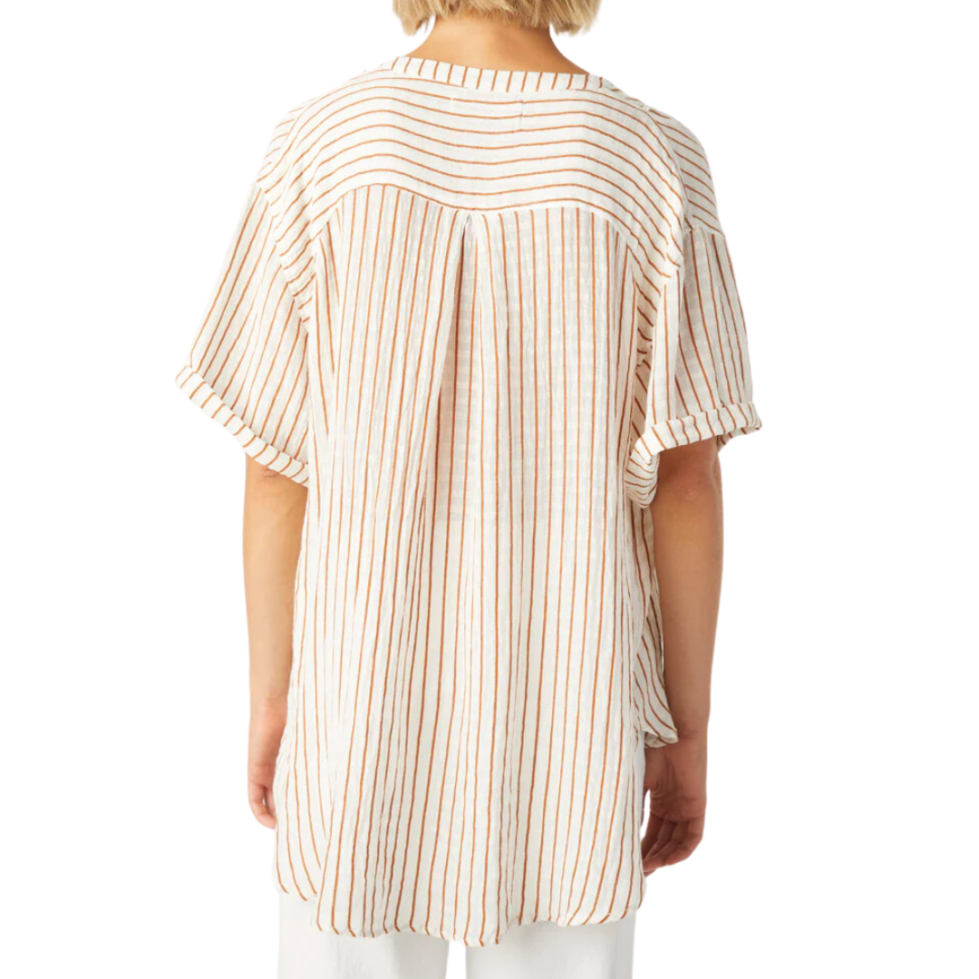 Antoinette Shirt in Sepia/Natural