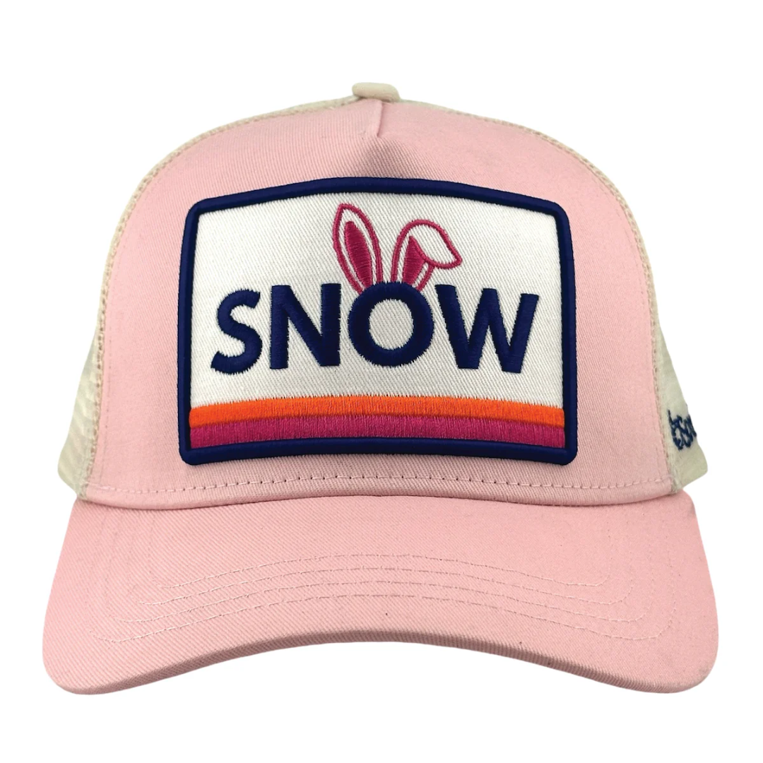 Snow Bunny Trucker in Pink