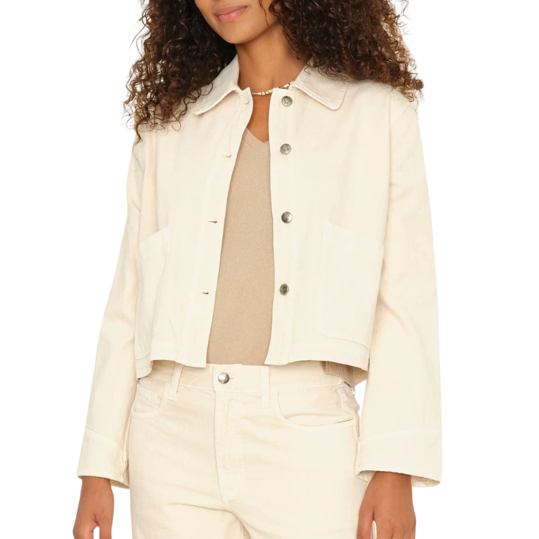 Jasper Denim Jacket in Pigment Oyster