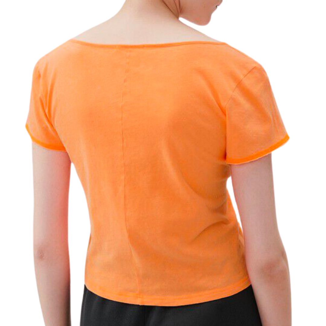 Aksun T-Shirt in Fluorescent Orange