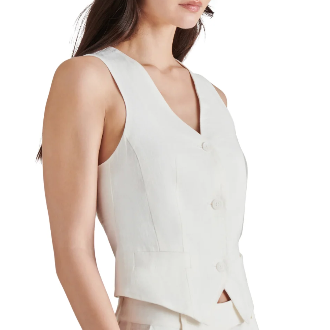 Selene Vest in Ivory