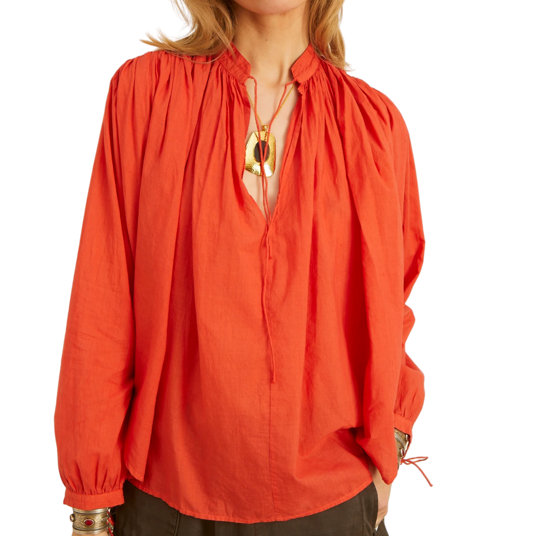 Cigar Shirt in Orange