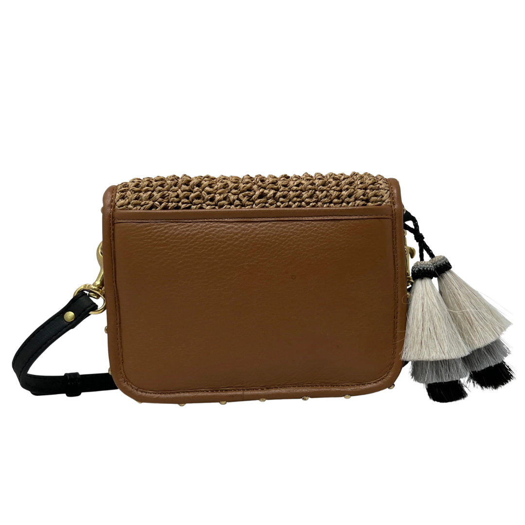 Raffia Mini Mia Bag in Natural