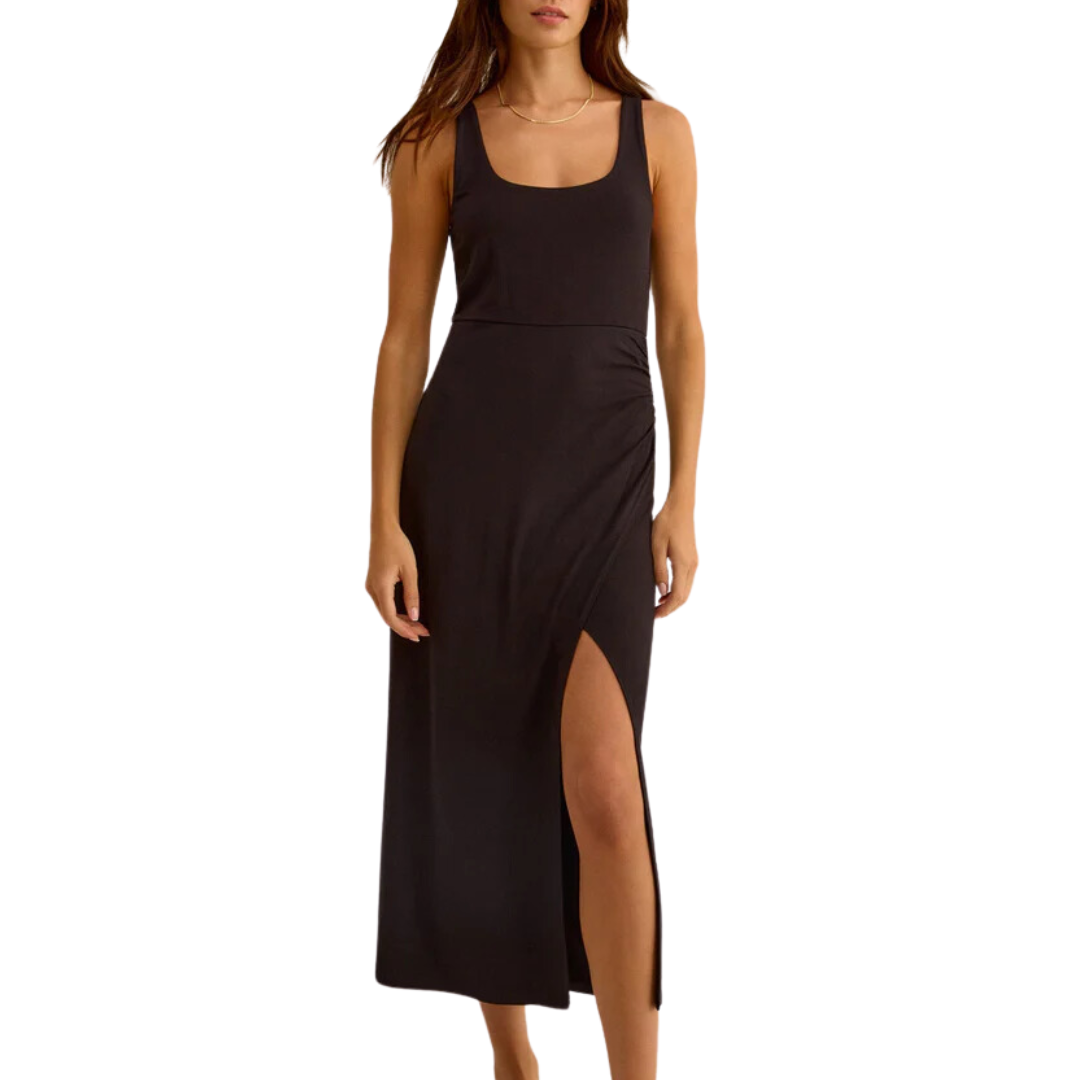 Melbourne Midi Dress in Black