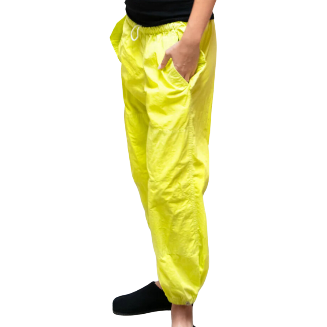 Outofsight Poplin/Air Flap/Flap/Snap Jumppant in Glowplant/Glass