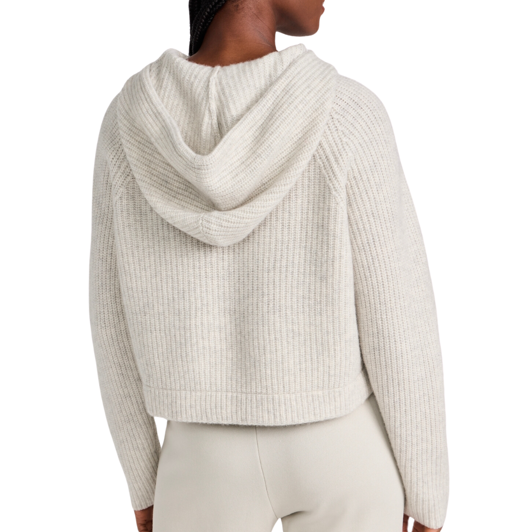 Cashmere Hoodie in Blizzard
