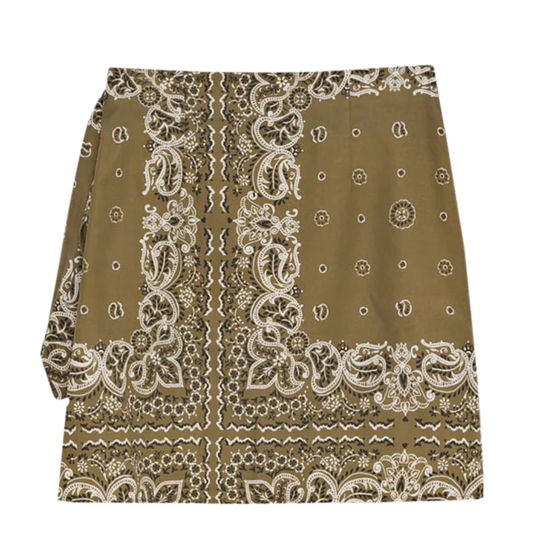 Waterlily Skirt in Bandana Print