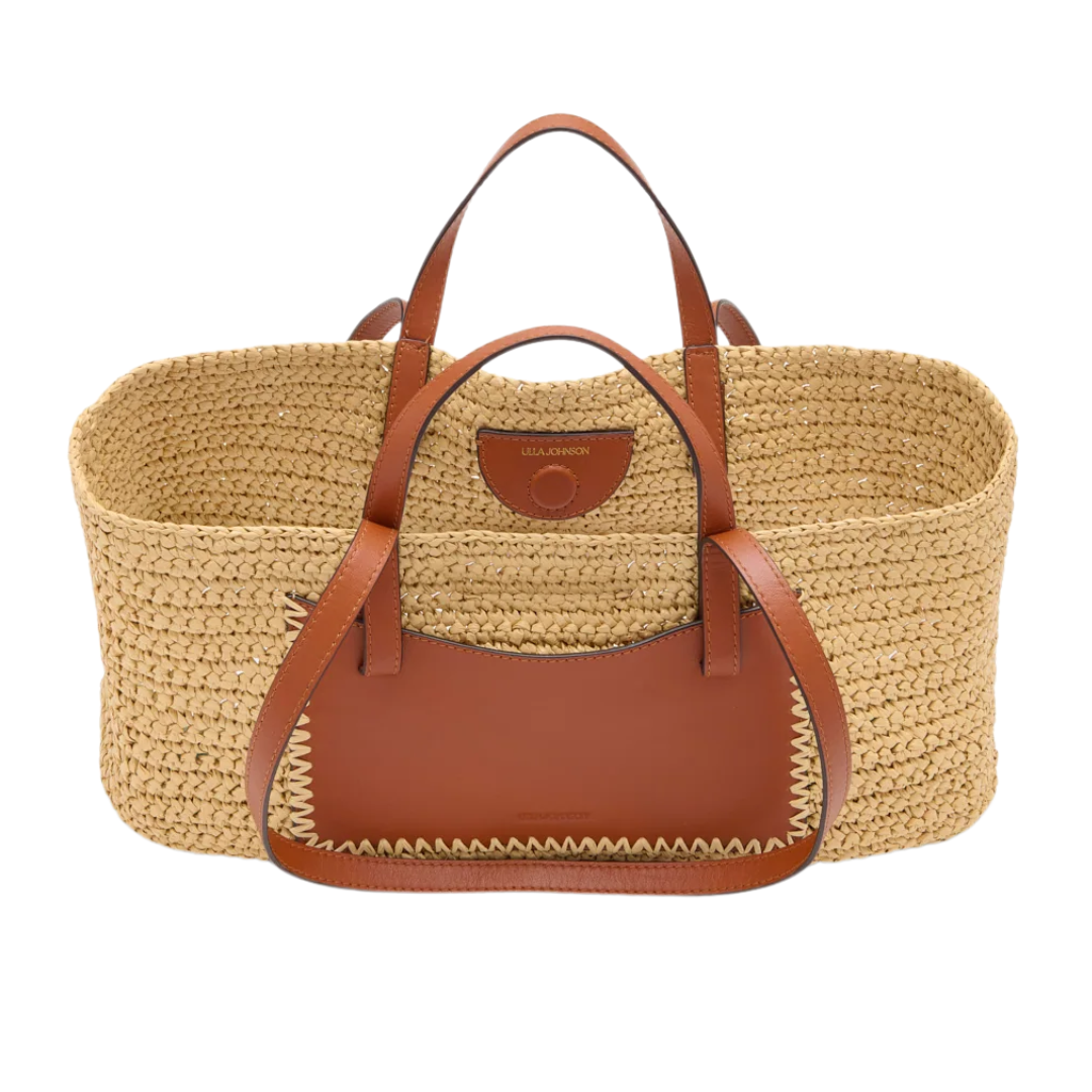 Lali Raffia E/W Tote in Natural
