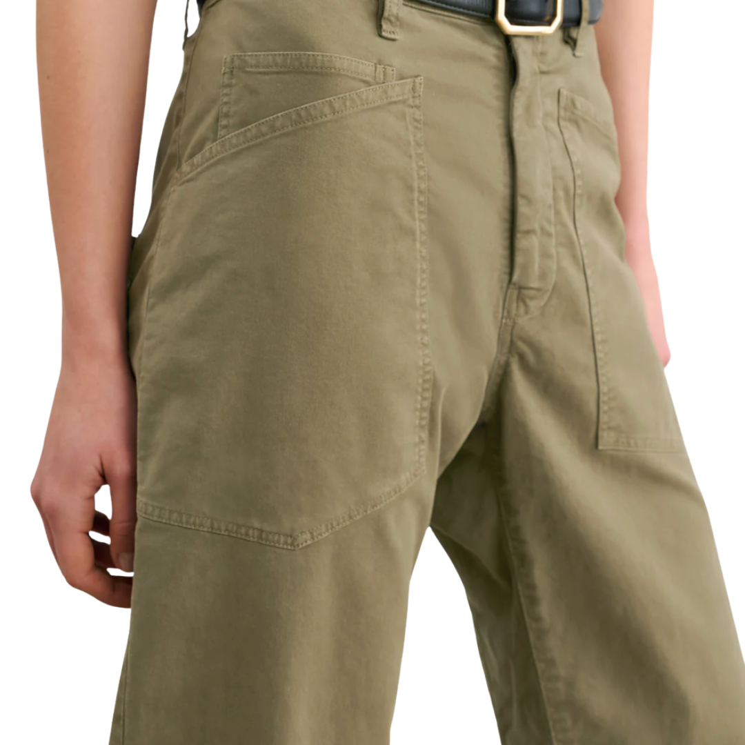Shon Pant in Military Green