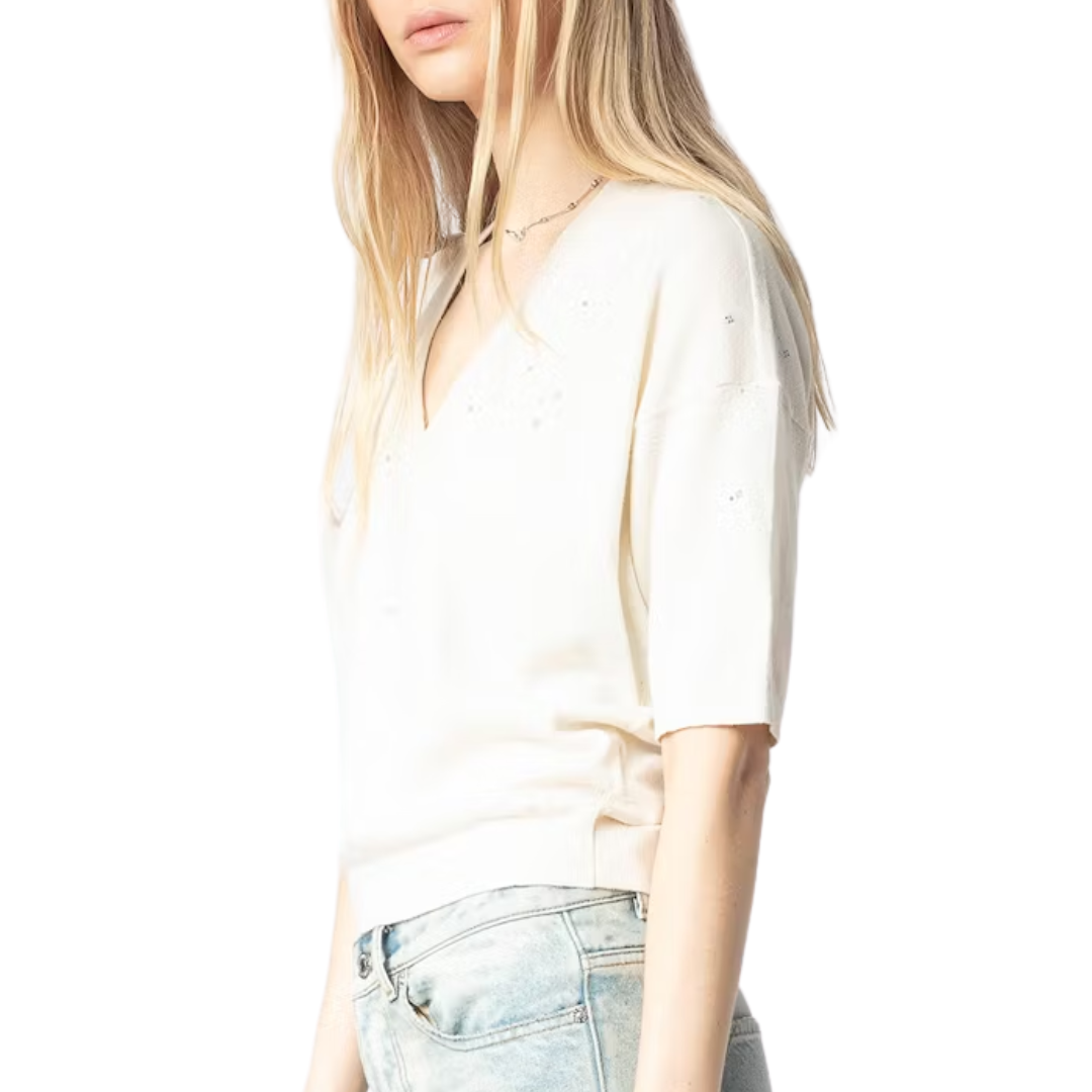 Wully Sweater in Ecru