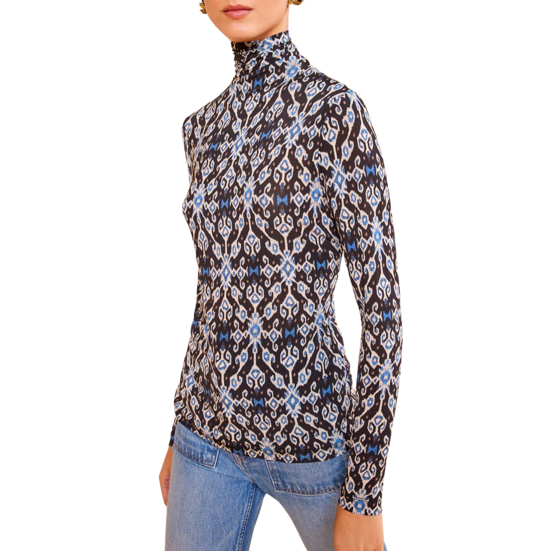 Aurelia Turtleneck in New Obsidian