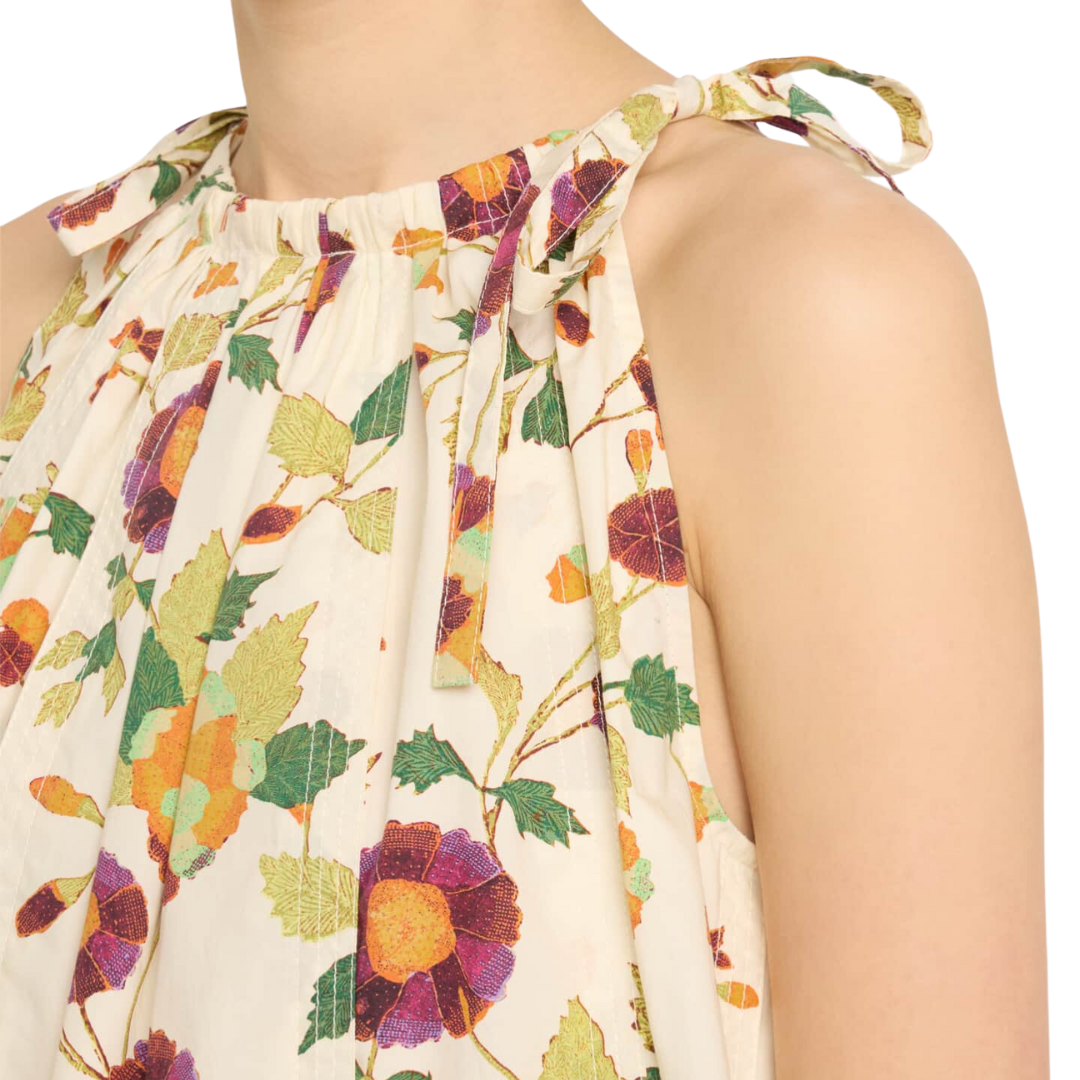 Zoe Top in White Iris