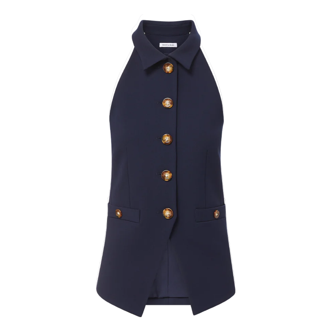 Orlinda Vest in Navy