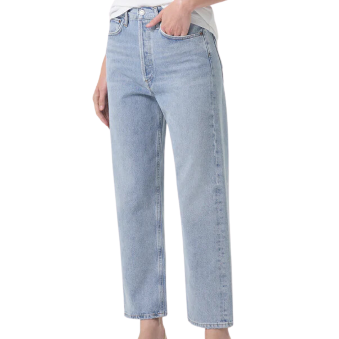 90's Crop Mid Rise Straight in Replica