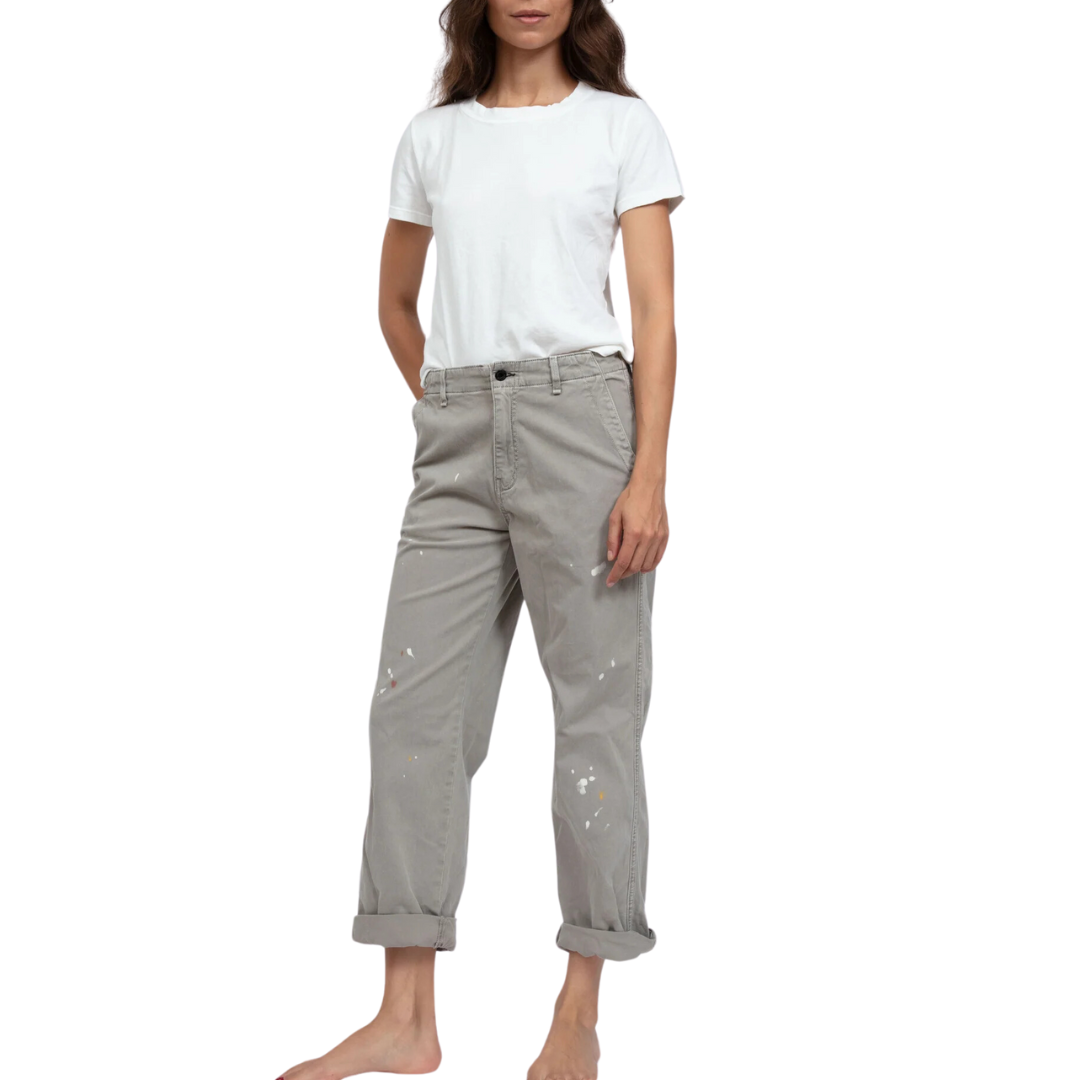 Relaxed Chino in Splatter Paint
