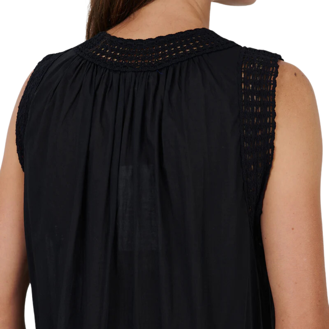 Thalia Coverup in Noir