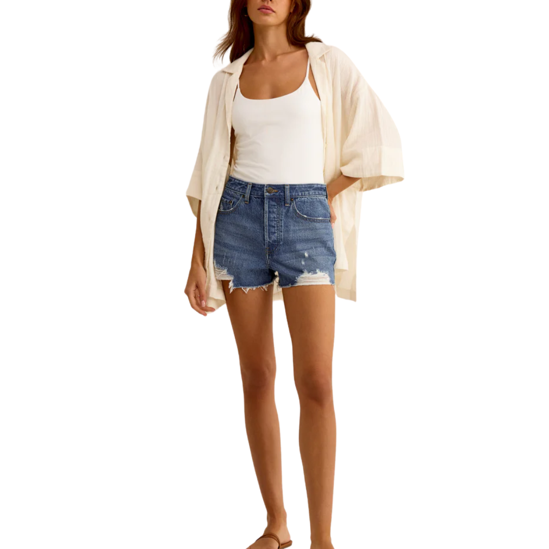 Classic Hi Rise Denim Short in Vintage Indigo