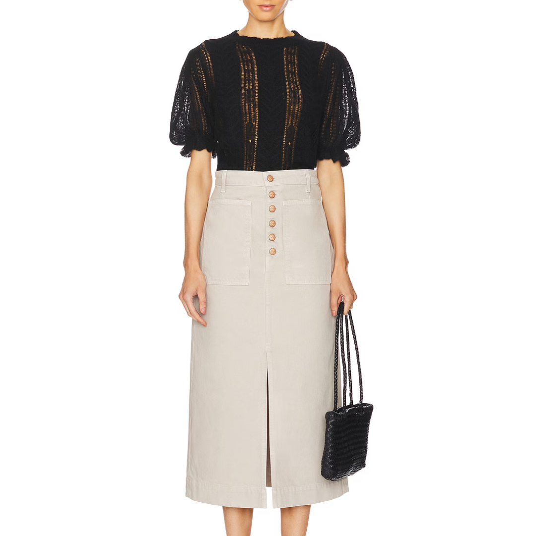 Mavis Top in Noir