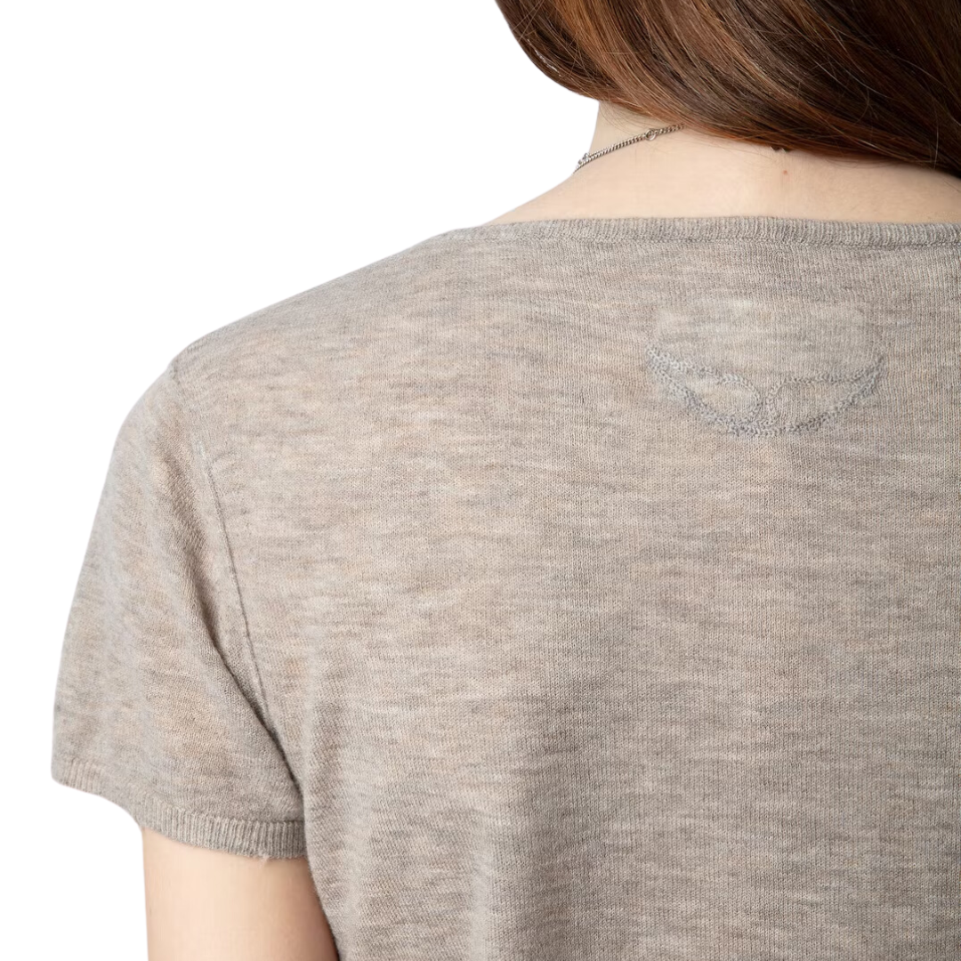 Celsy Cashmere Sweater in Latte
