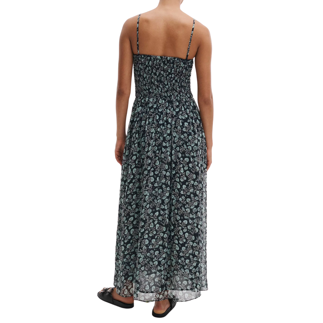 Hallie Strapless Floral Dress in Salute Floral