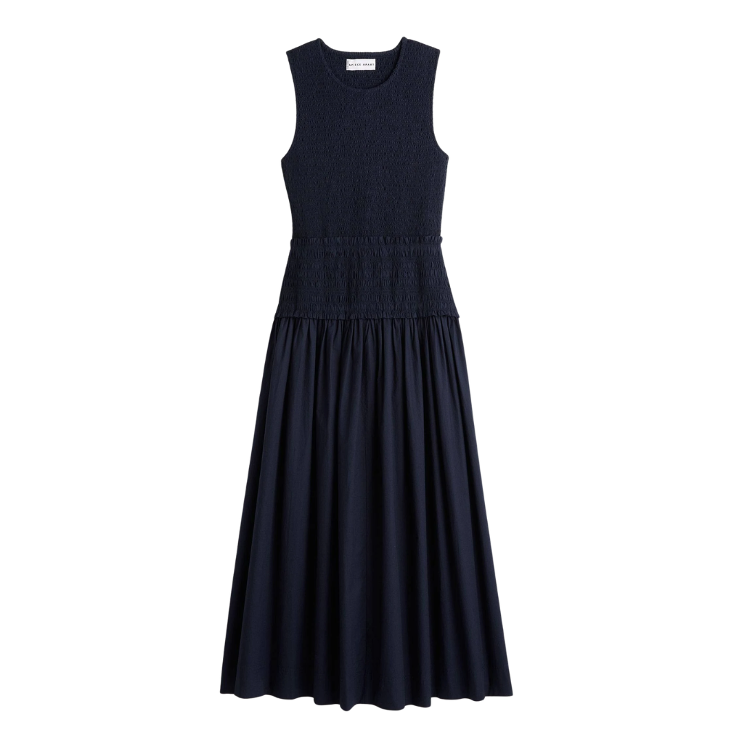 Siempre Tank Maxi in Midnight