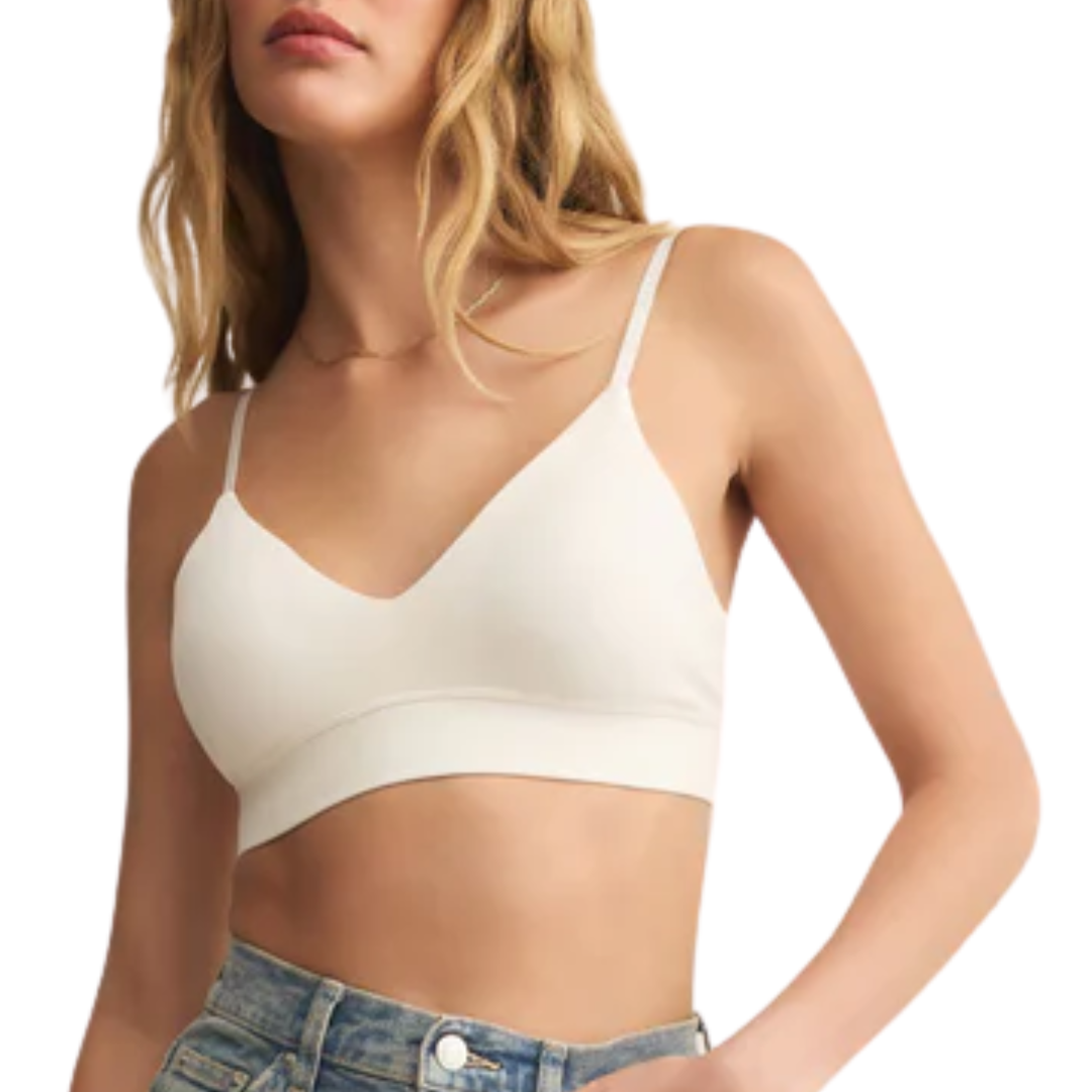 Kendra So Smooth Bralette in Crystal