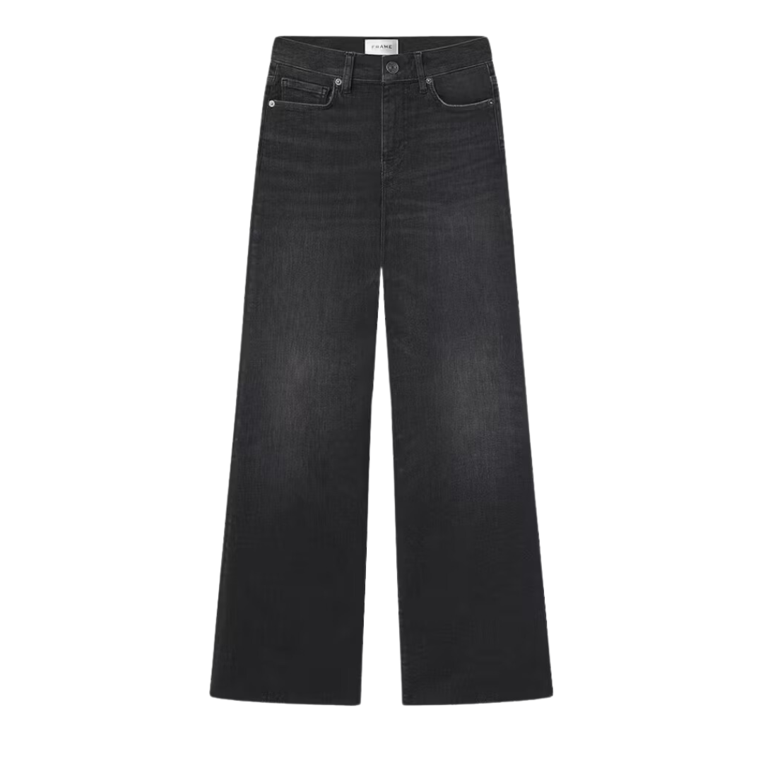 Le Slim Palazzo Raw Fray in Claudius