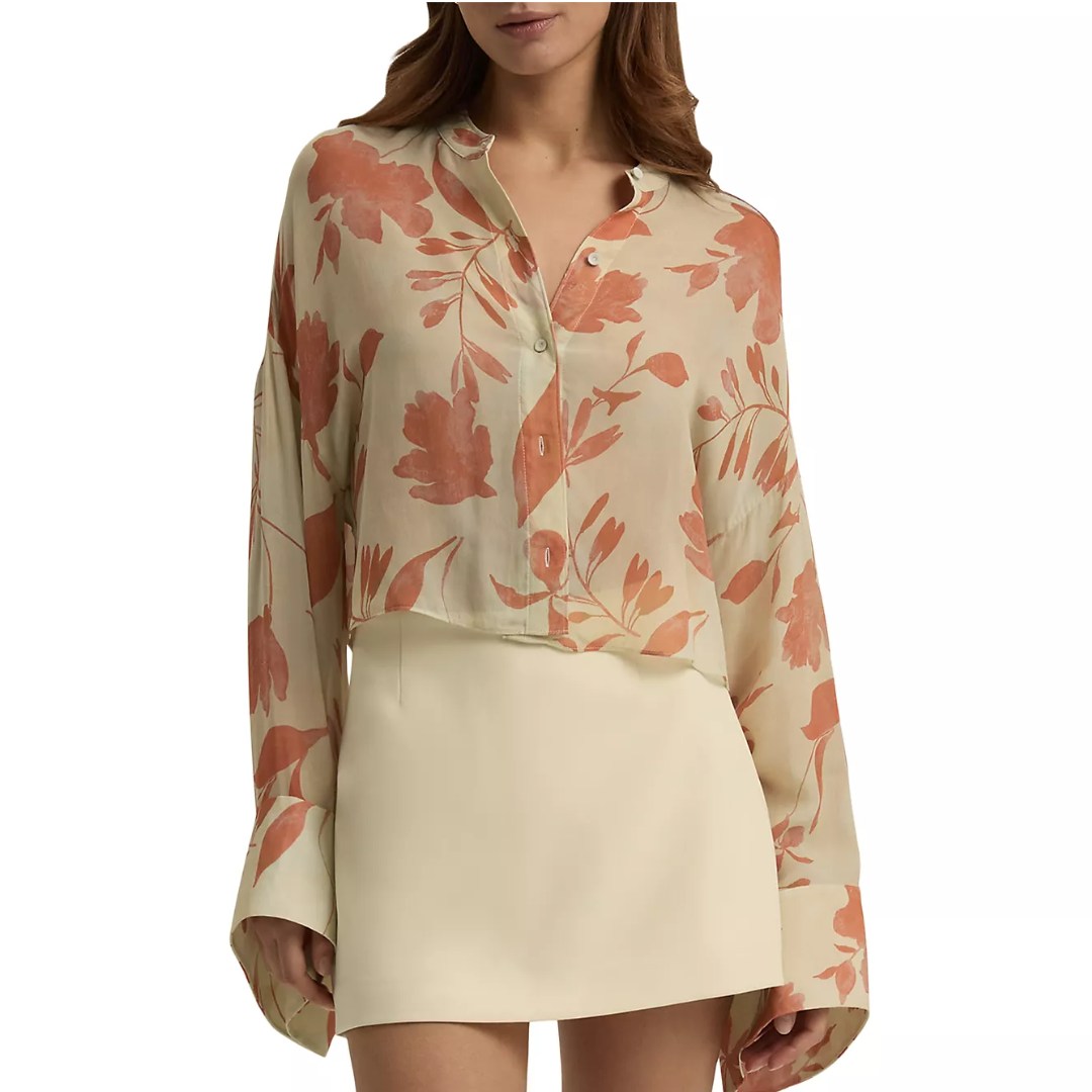 The Belle Of The Ball Top in Moonbeam Floral
