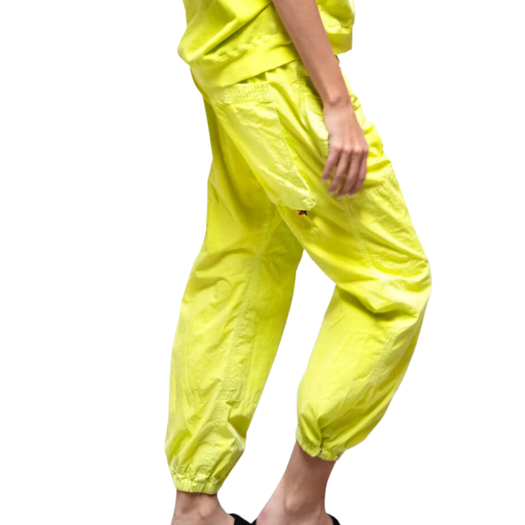 Outofsight Poplin/Air Flap/Flap/Snap Jumppant in Glowplant/Glass