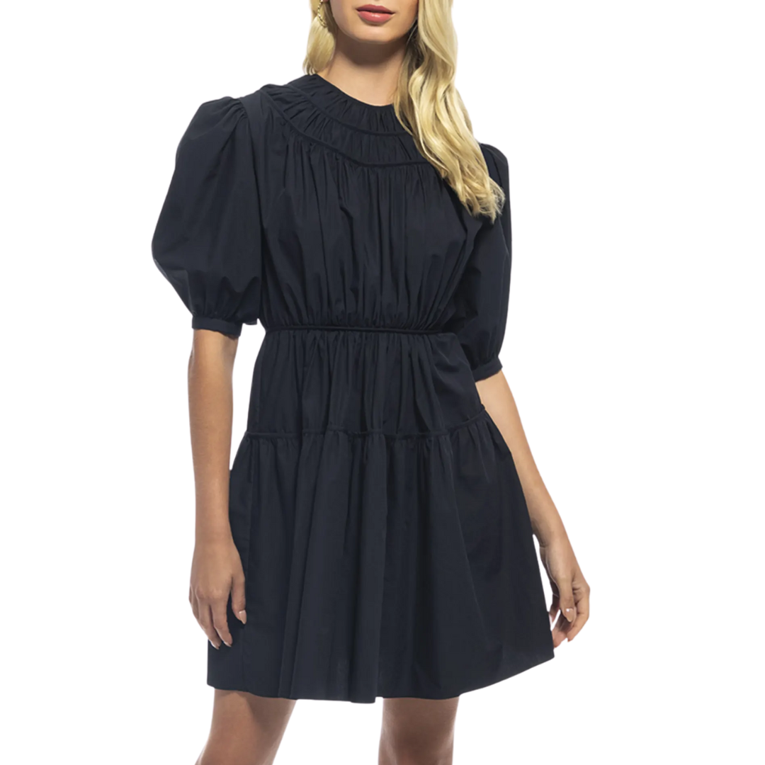 Drea Dress in Navy
