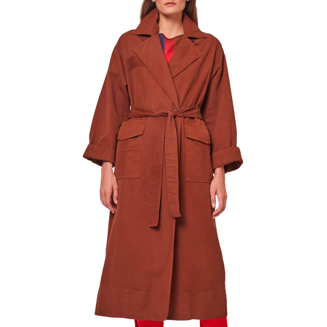 Aster Coat in Cognac
