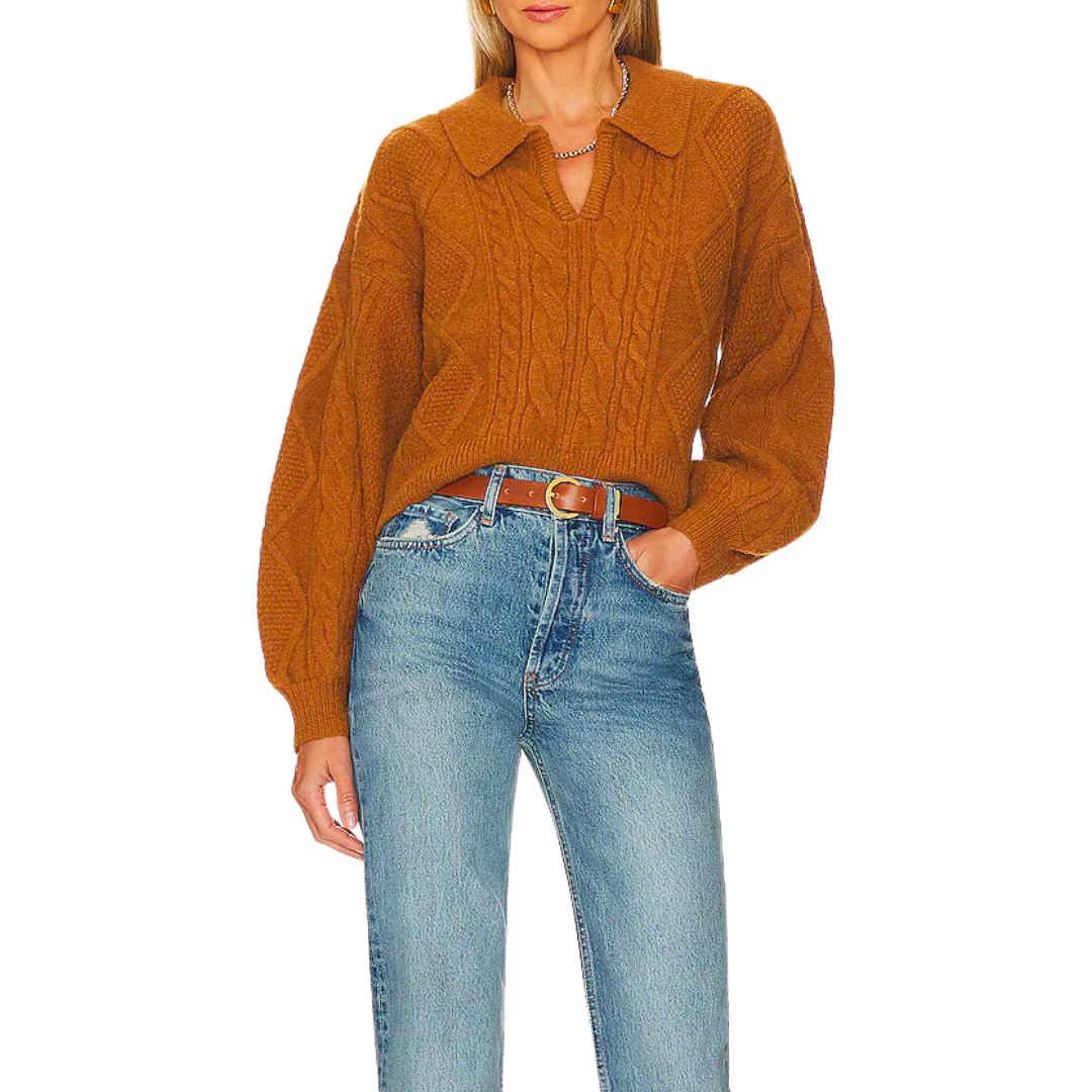 Cay Sweater in Tan
