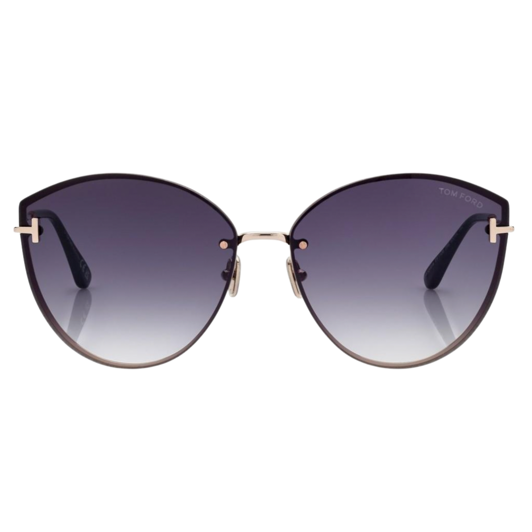Evangeline Sunglasses in Gold