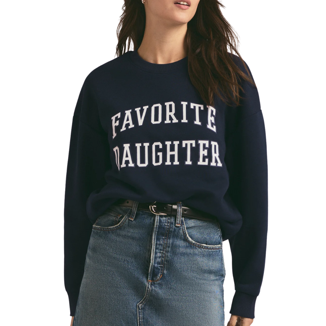 The Collegiate Sweatshirt in Navy