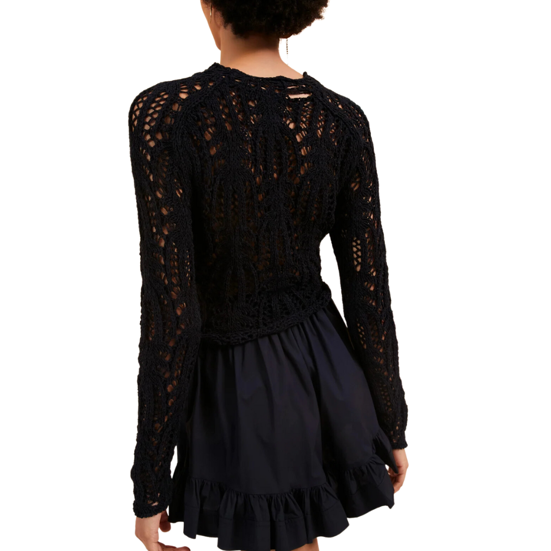 Tania Pullover in Noir