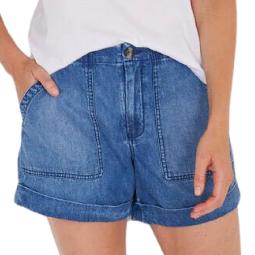 Palmer Denim Short in Indigo