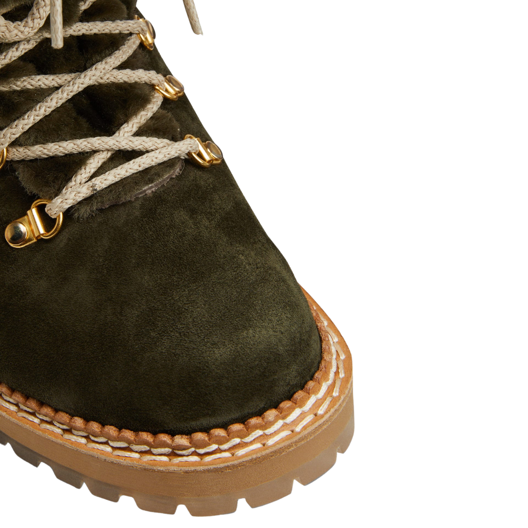 Giada Hiking Boots in Military