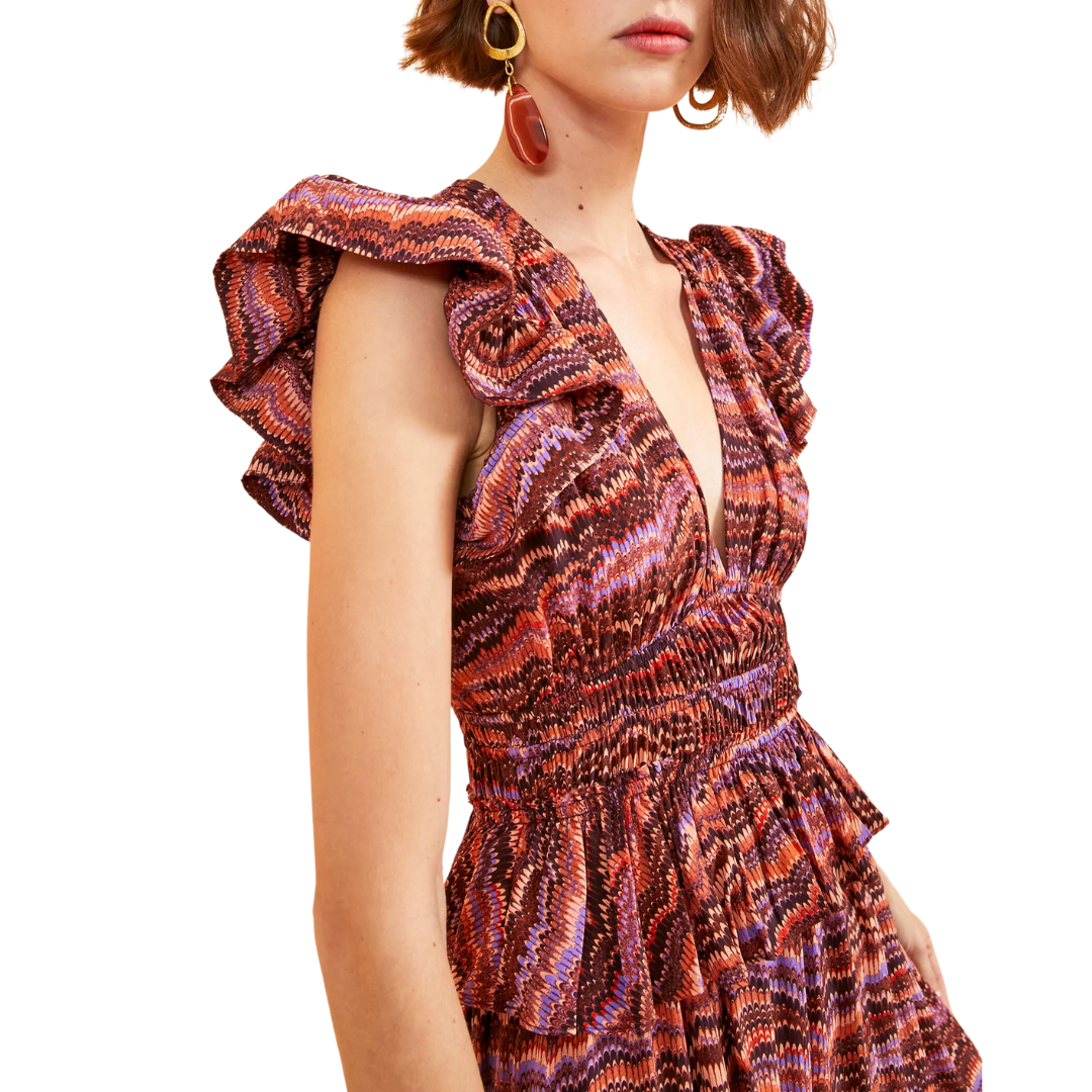 Bendetta Dress in Purple Sapphire