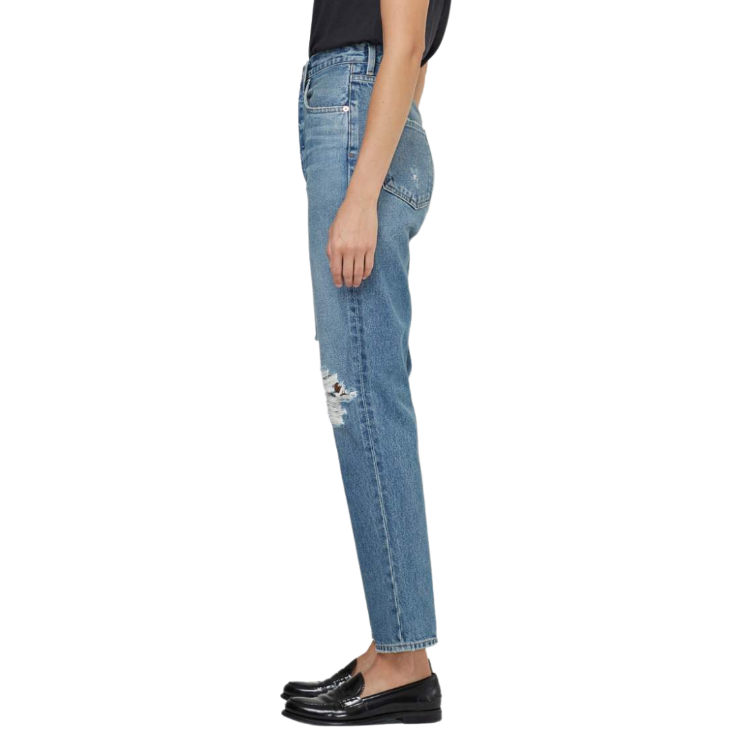 Sabine High Rise Straight Leg Jeans in Gretta