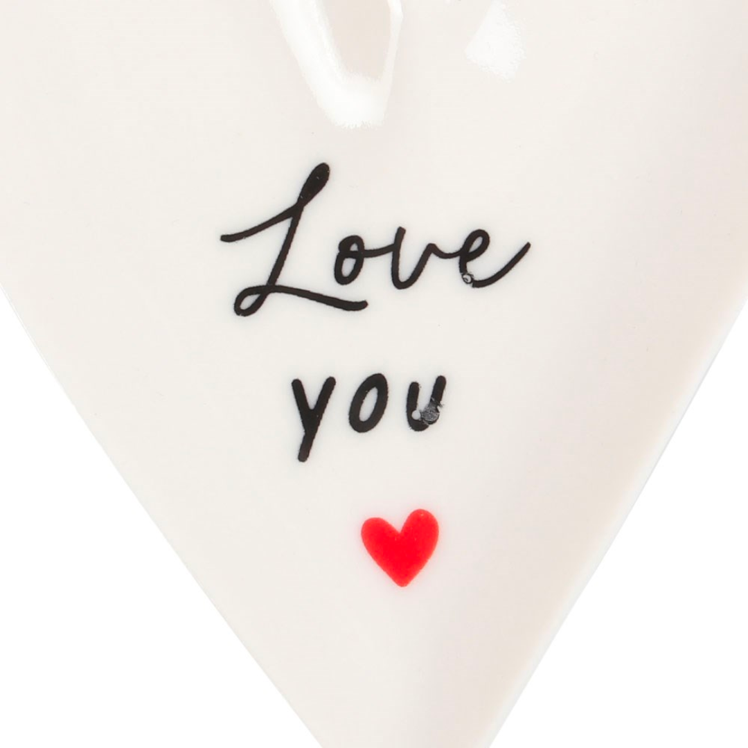 Love You Heart Trinket Dish