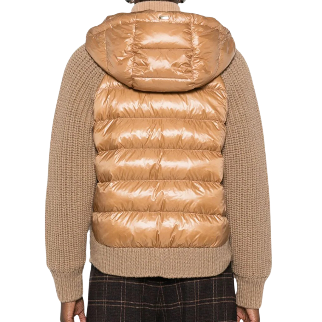 Infinity Wool and Nylon Ultralight Sweatshirt in Camel