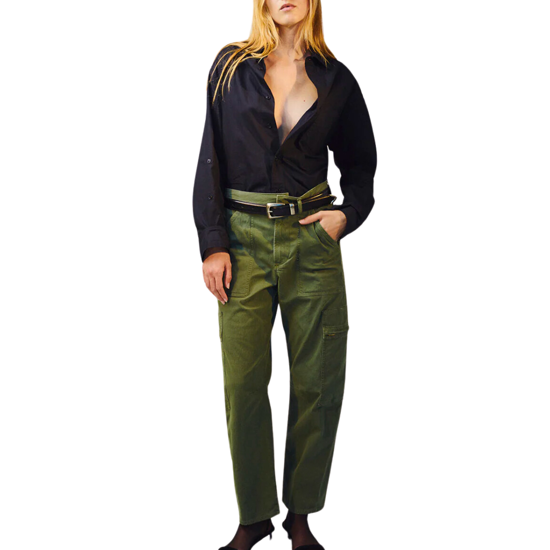 Marcelle Low Slung Easy Cargo in Washed Surplus