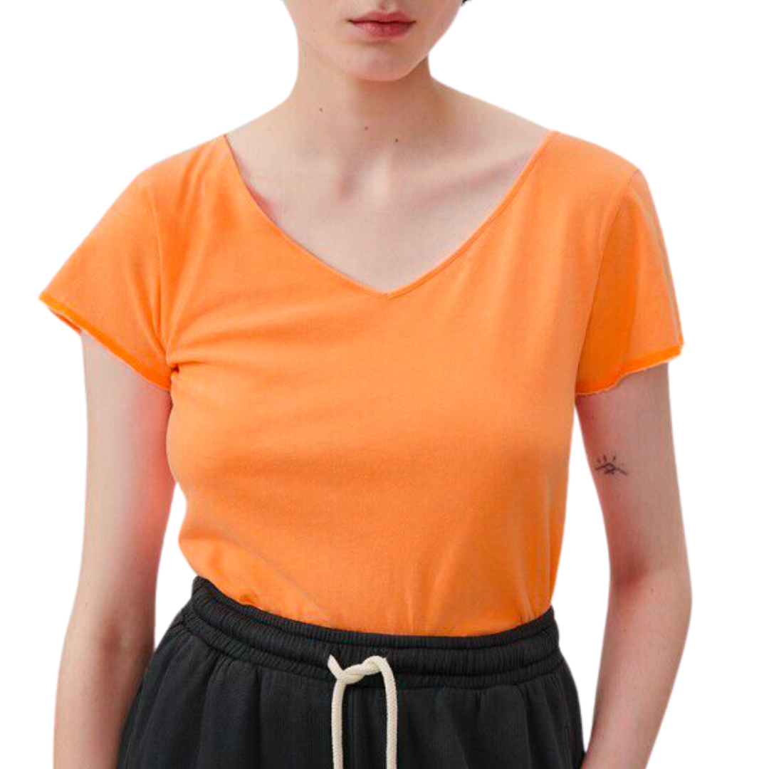Aksun T-Shirt in Fluorescent Orange